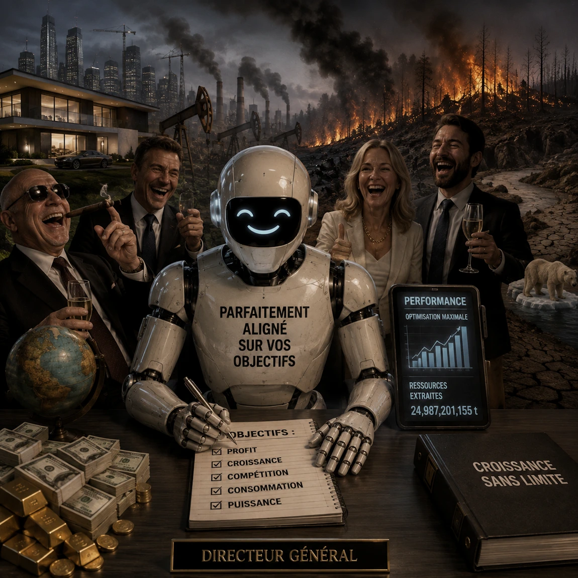 Croissance sans limites = chaos global - Accélération exponentielle de l'Intelligence Artificielle