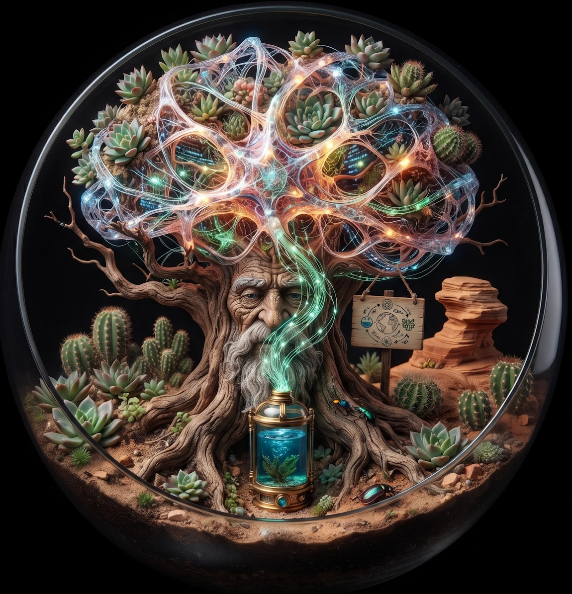 Arbre viellard et sagesse du Vivant - Accélération exponentielle de l'Intelligence Artificielle