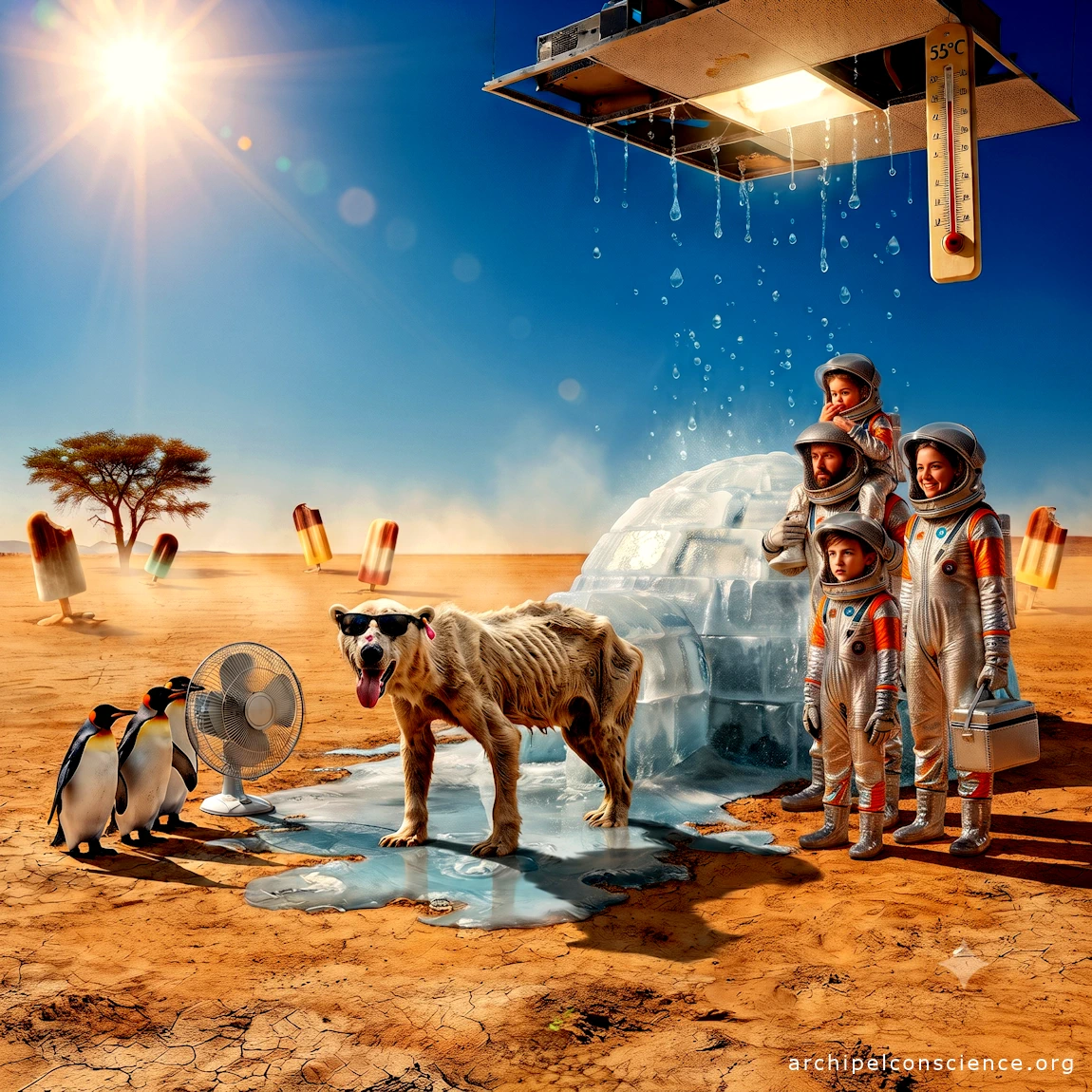 le plafond du réchauffement climatique - le plafond du réchauffement climatique - Un futur glacial !