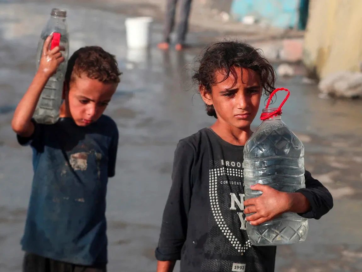 Eau douce - Manque cruel d'eau à Gaza